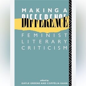 Feminist Literary Criticism Book - Green and Yellow